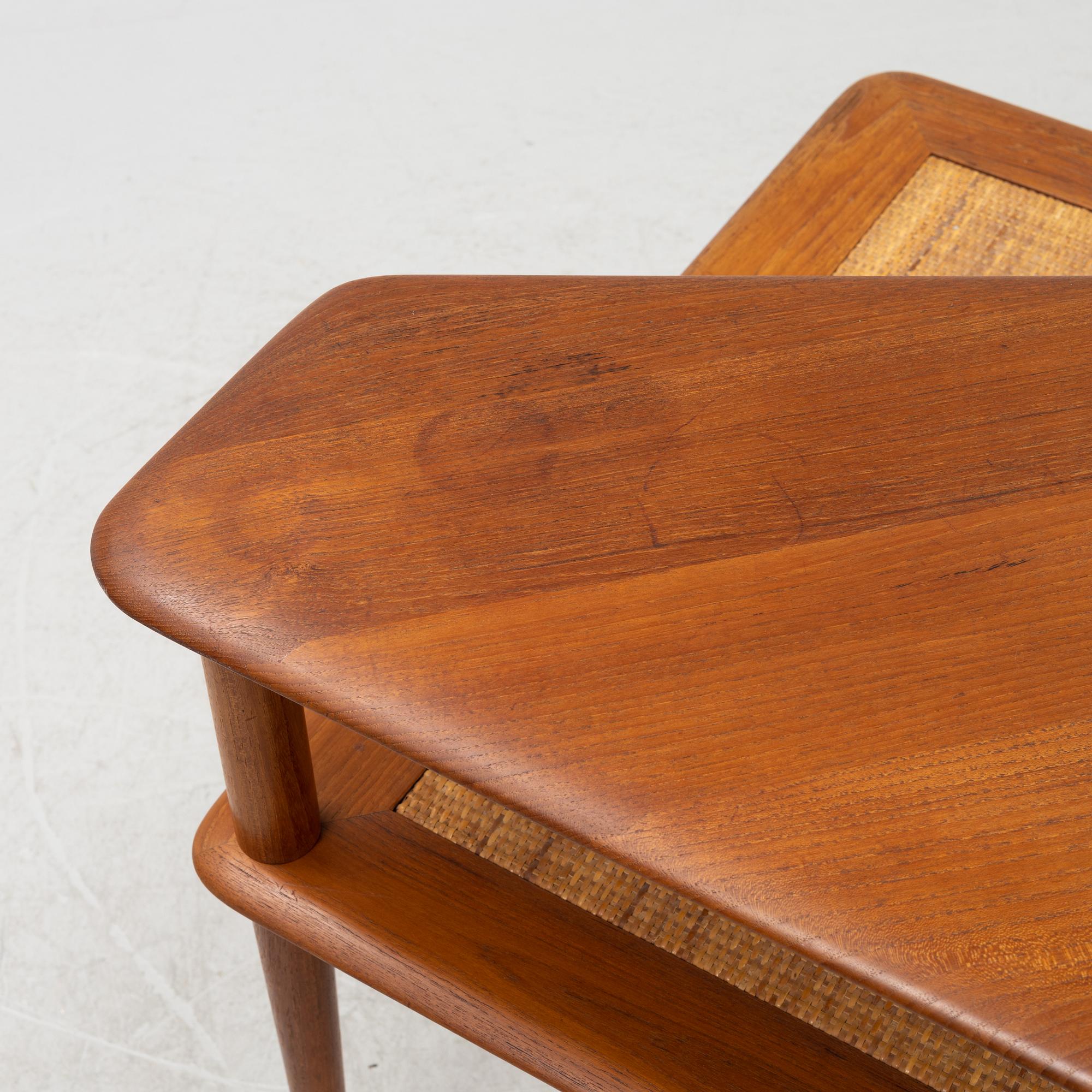 Peter Hvidt & Orla Mølgaard Nielsen, soffbord, "Minerva", France & Son, Danmark.