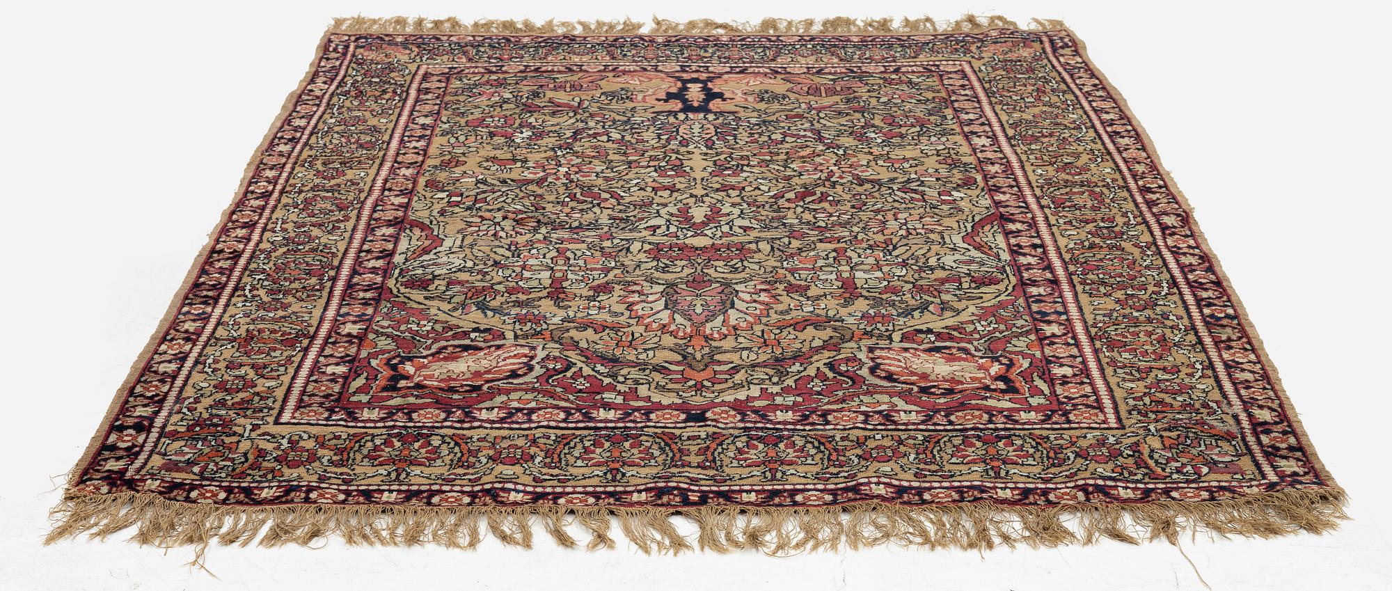 An antique Souf Kirman, South Persia, c. 200 x 131 cm.