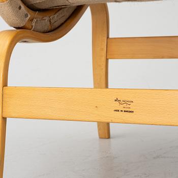 Bruno Mathsson, Armchairs, a pair, “Eva”, Firma Karl Mathsson, Värnamo, 1964.