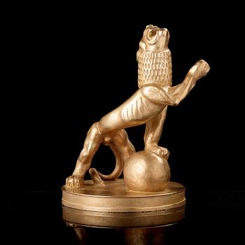 Carl Milles, "Heraldiskt lejon" (=Heraldic lion).