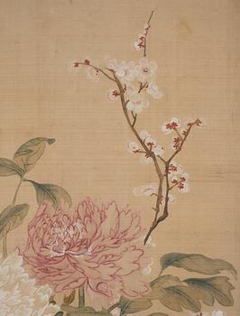 A Chinese painting, signed, early 20th Century.