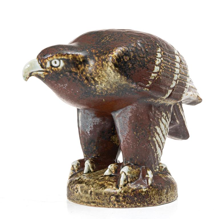 Lisa Larson, a 'Kungsörn' figurine, Gustavsberg for NK, Nordiska Kompaniet in collaboration with WWF.