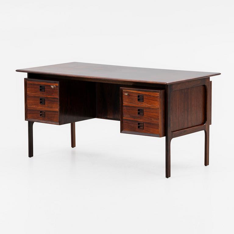 Arne Vodder, tillskriven, skrivbord, Brouer möbelfabrik, 1950/60 tal.