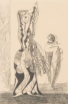 Max Ernst, litografi, signerad och numrerad 164/200.