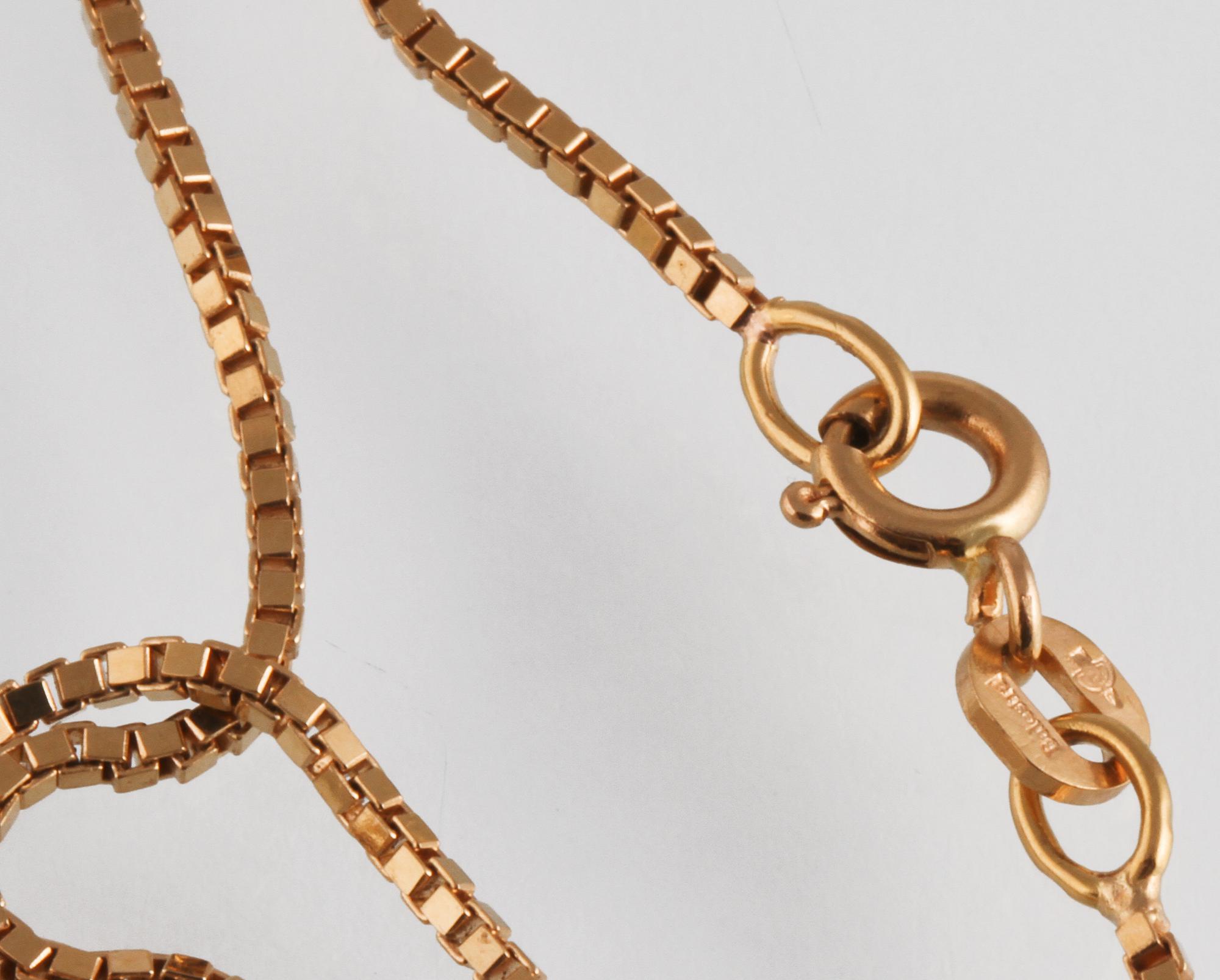 HÄNGE, 18K guld, Iduna, Varberg. Vikt 7,2 gram.