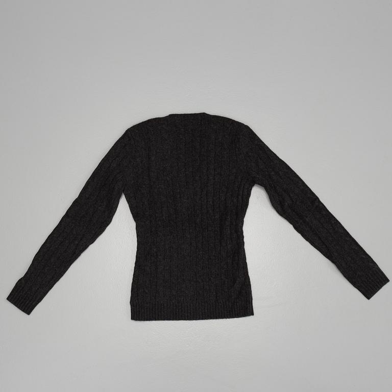 Three pair of cashmere sweaters by Ralph lauren.
