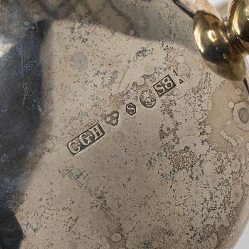 A Swedish 20th century silver tankard, mark of CG Hallberg, Stockholm 1944.