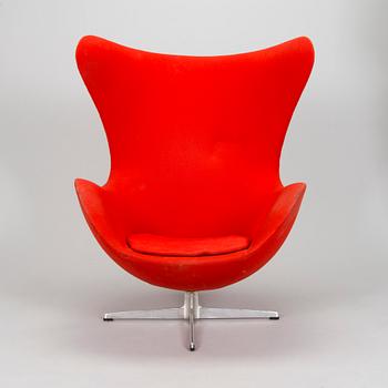 Arne Jacobsen, fåtölj "Ägget", Fritz Hansen, Danmark troligen 1970-tal.