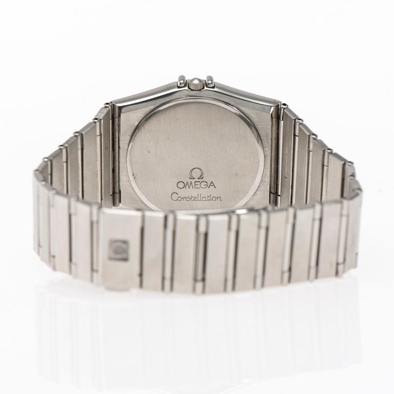 ARMBANDSUR, herr, Omega Constellation, stål.
