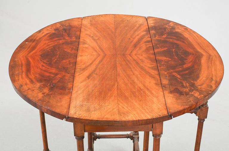 Folding table, late 19th century.
