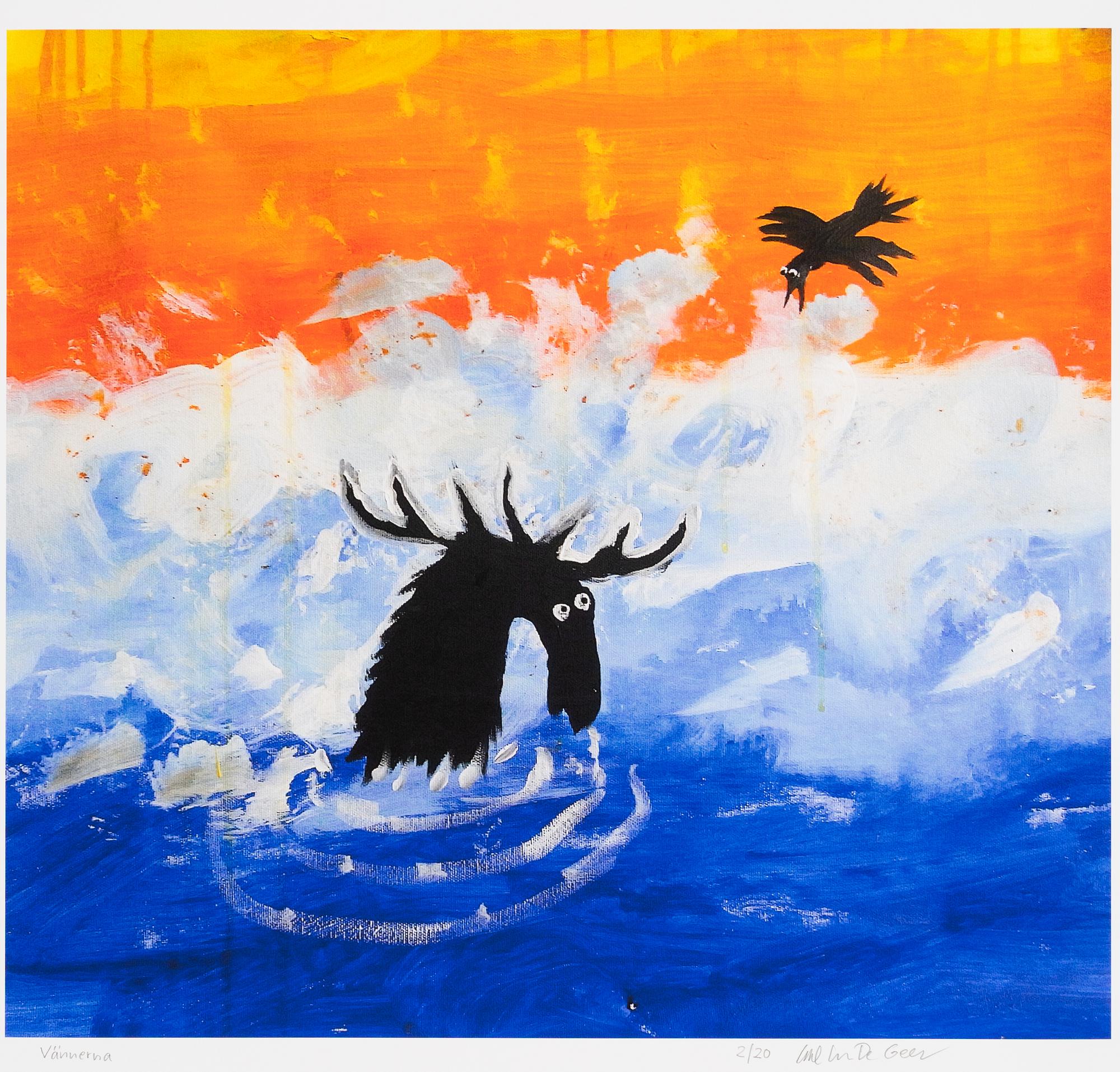 Carl Johan De Geer, "Vännerna".