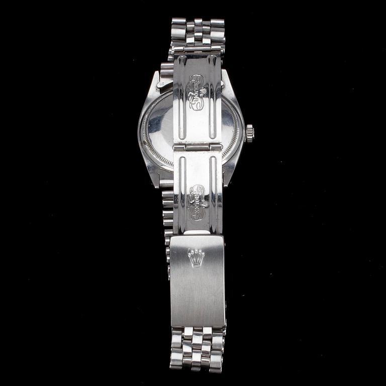 HERRARMBANDSUR, Rolex Datejust, stål. 1900-talets mitt.
