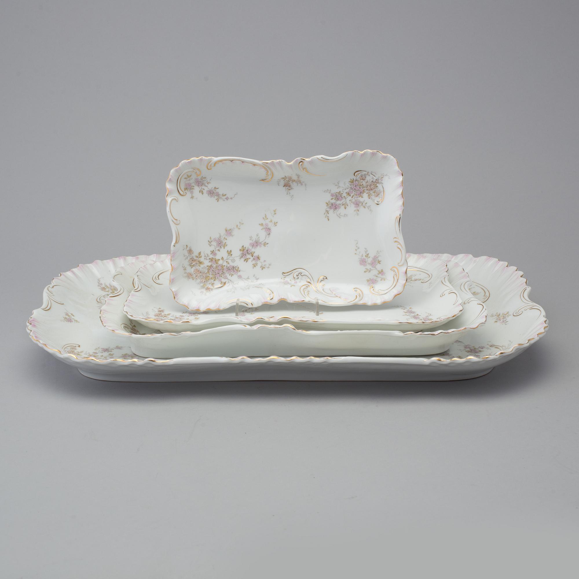 SERVIS, 160 delar, porslin, Rosenthal "Louis XIV", 1900-talets början.