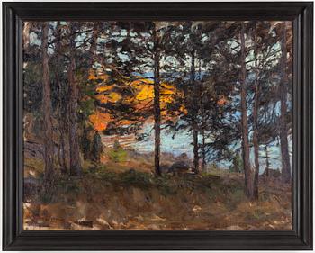 GOTTFRID KALLSTENIUS, oil on canvas, signed Kallstenius and dated 1919.