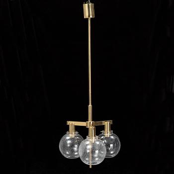 Hans-Agne Jakobsson, a model T348/3 ceiling lamp, Markaryd, 1960s.