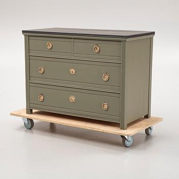 A Gustavian style chest of drawers, first half of the 20th Century.