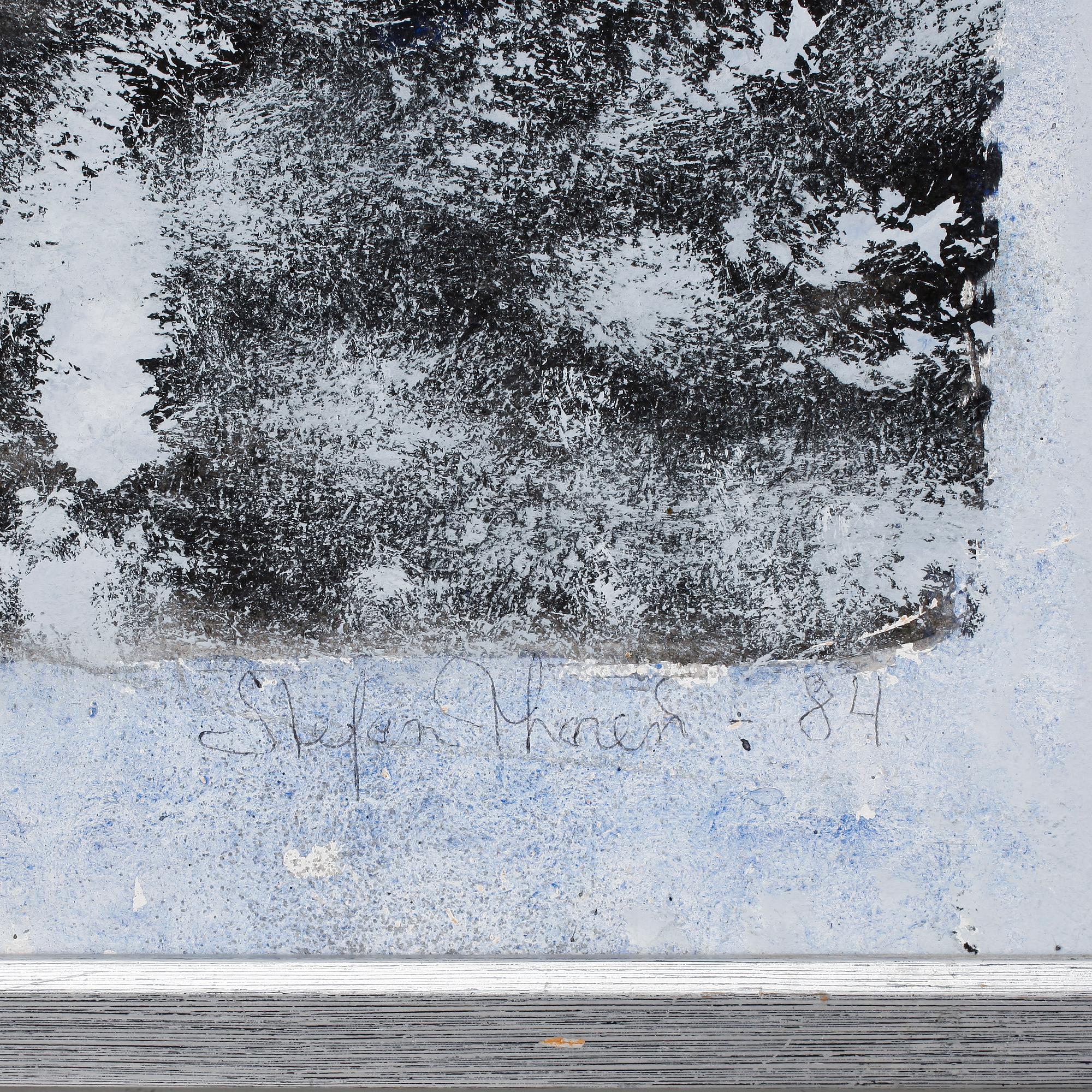 STEFAN THORÉN, blandteknik på pannå. Sign och dat -84.