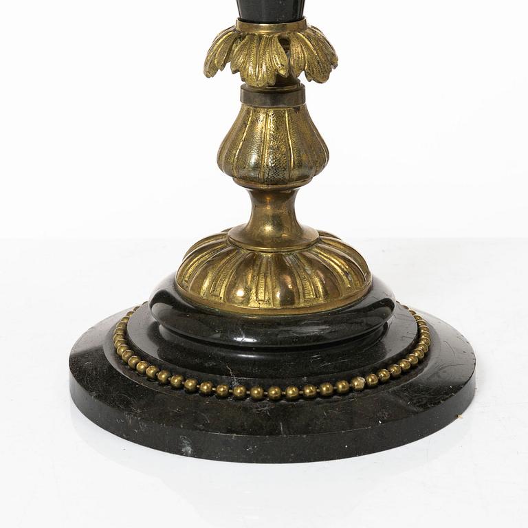 Kandelabrar, ett par, 1800- talets slut.