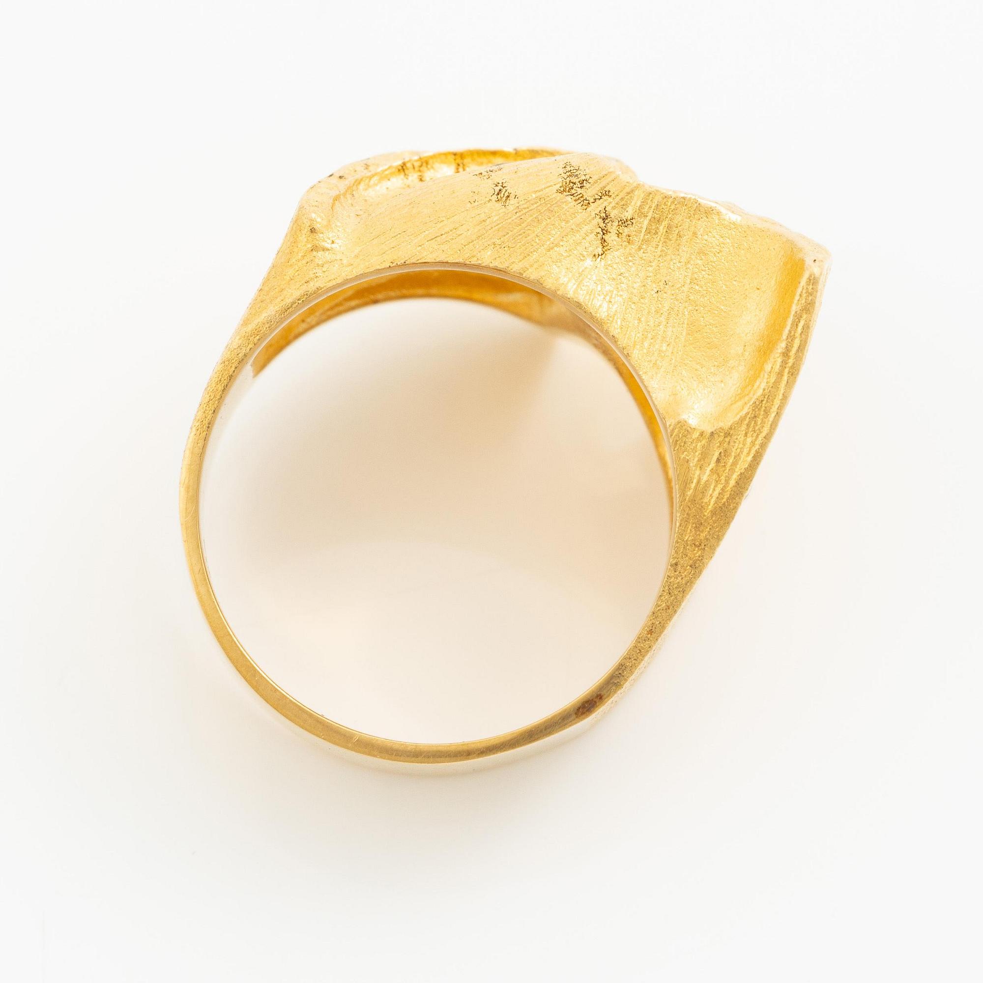Björn Weckström, a ring, 18K gold, Finland 1979. For Lapponia.
