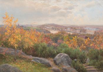 KARL WAHLSTRÖM, "A view of Turku"".