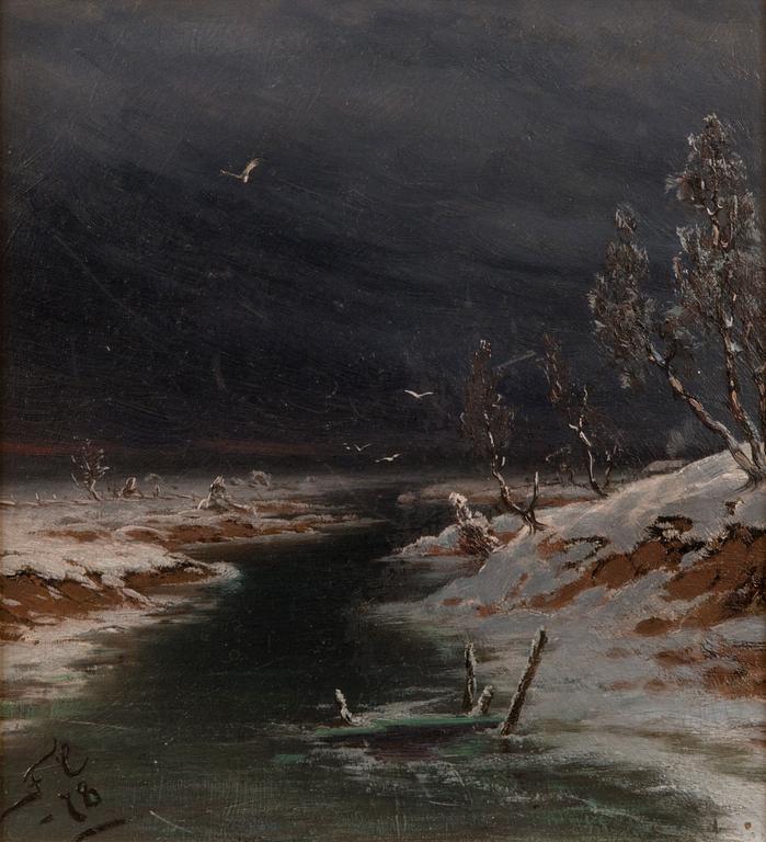 FANNY CHURBERG, WINTER LANDSCAPE.