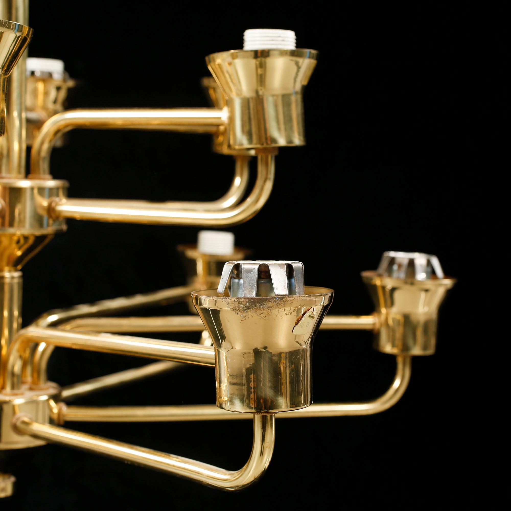 TAKLAMPA, T. Røste & Co., 1960-tal. Höjd ca 120 cm.