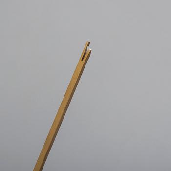 An oak veneered wall clock from the 1960s.