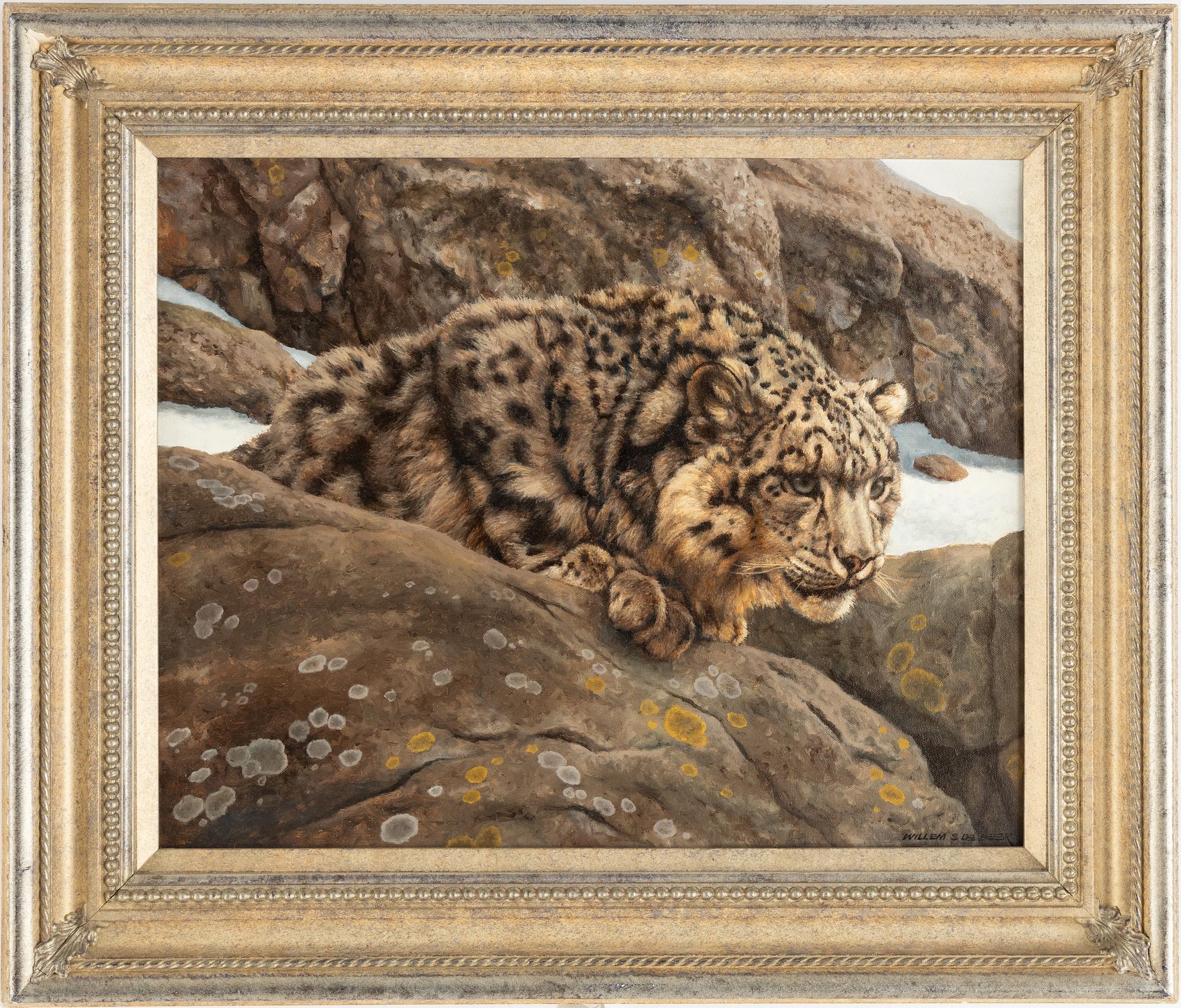 Willem Sternberg de Beer, diptych, oil on canvas, signed.