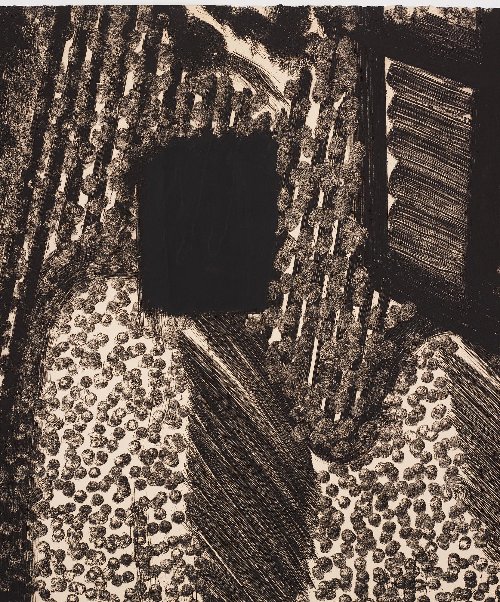 Howard Hodgkin, etsning och akvatint. Signerad och numrerad 91/100. Daterad 1980.