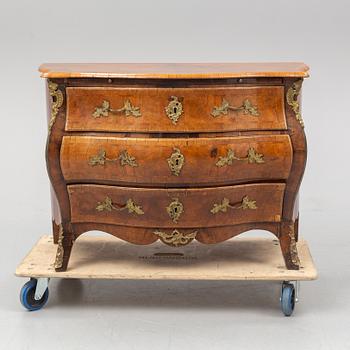 A Swedish Rococo commode, 18th century.