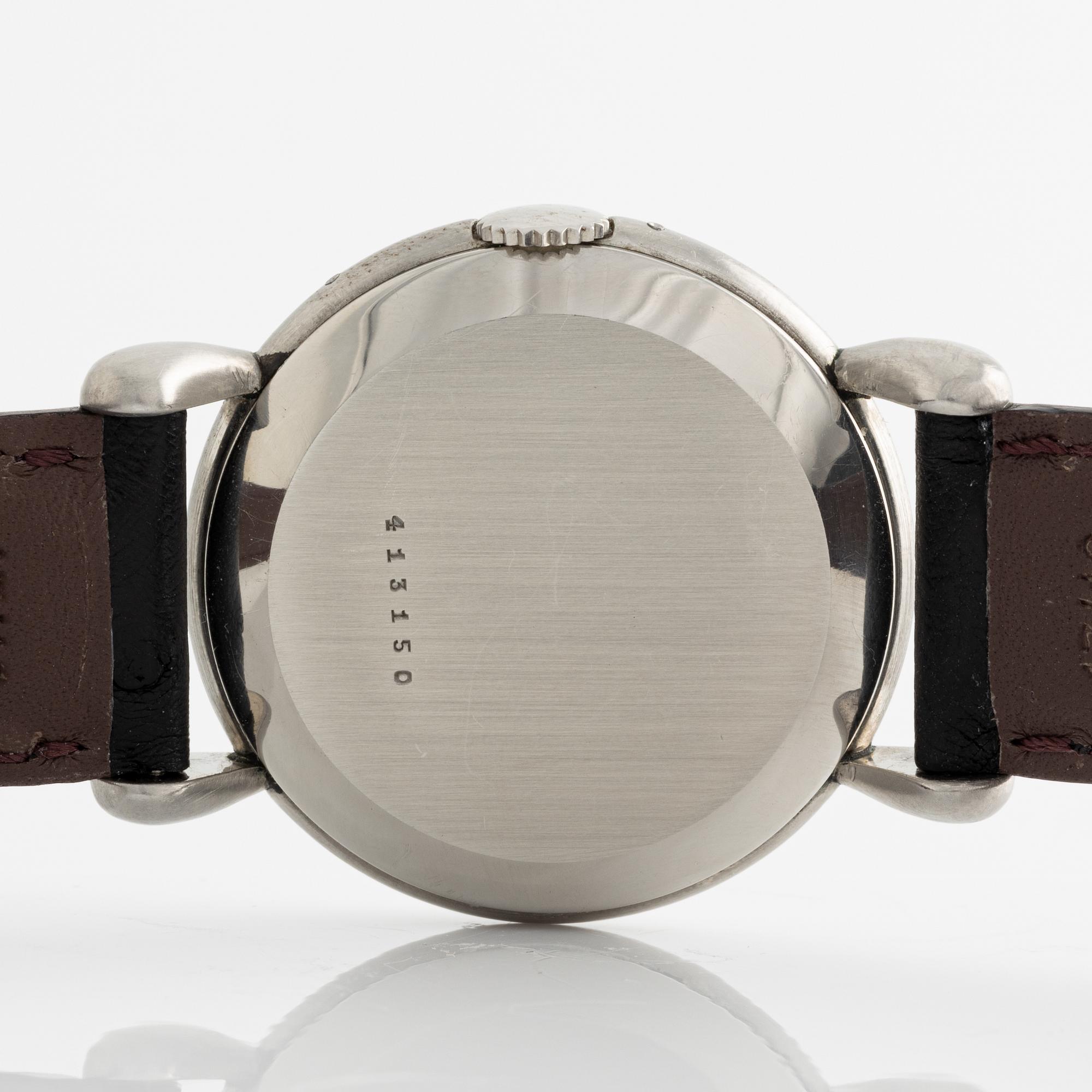Jaeger-Lecoultre, Triple Calendar, wristwatch, 33 mm.