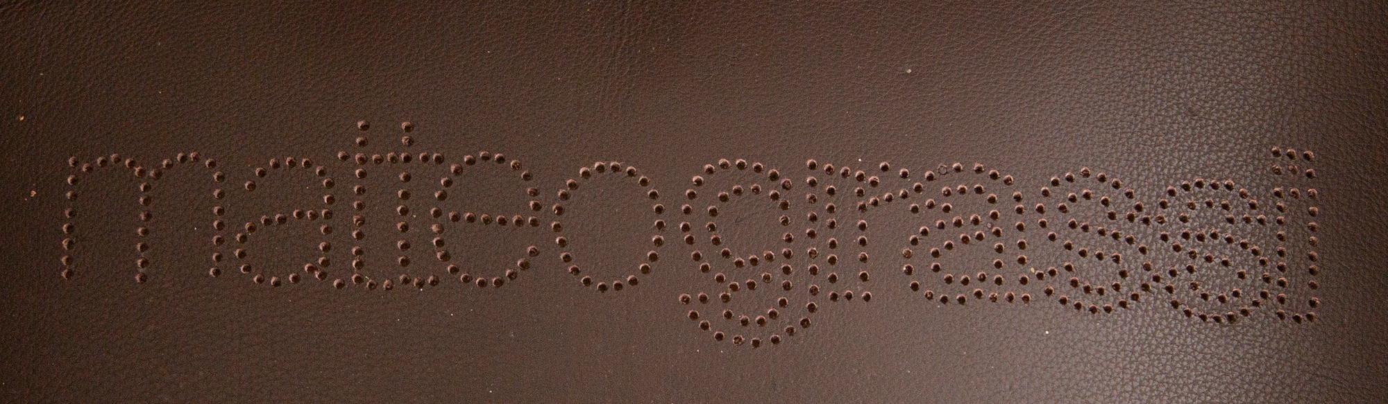 Tito Agnolo armchairs, a pair, "Korium", for Matteo Grassi, second half of the 20th century.