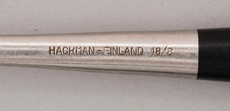 BERTEL GARDBERG, bestick 19+2+9, Hackman 1900-talets mitt.