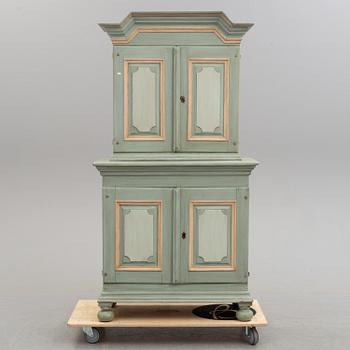 A 19th century painted cabinet.