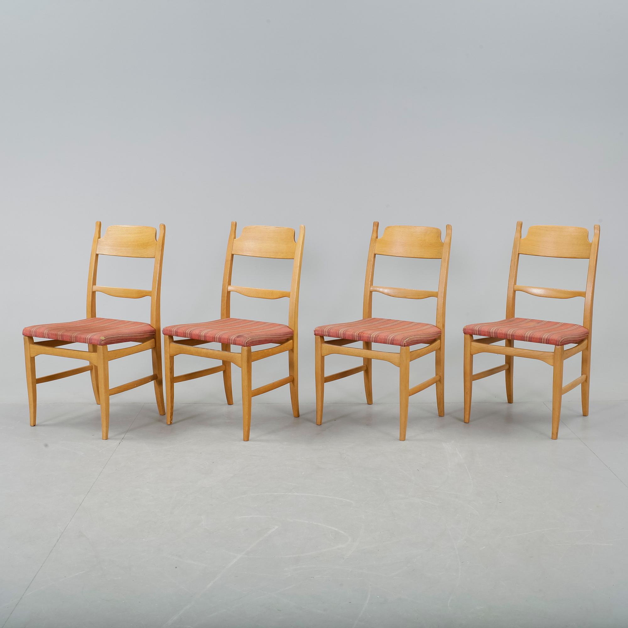 MATGRUPP, 5 delar, "Calmare Nyckel", Carl Malmsten Åfors möbelfabrik.