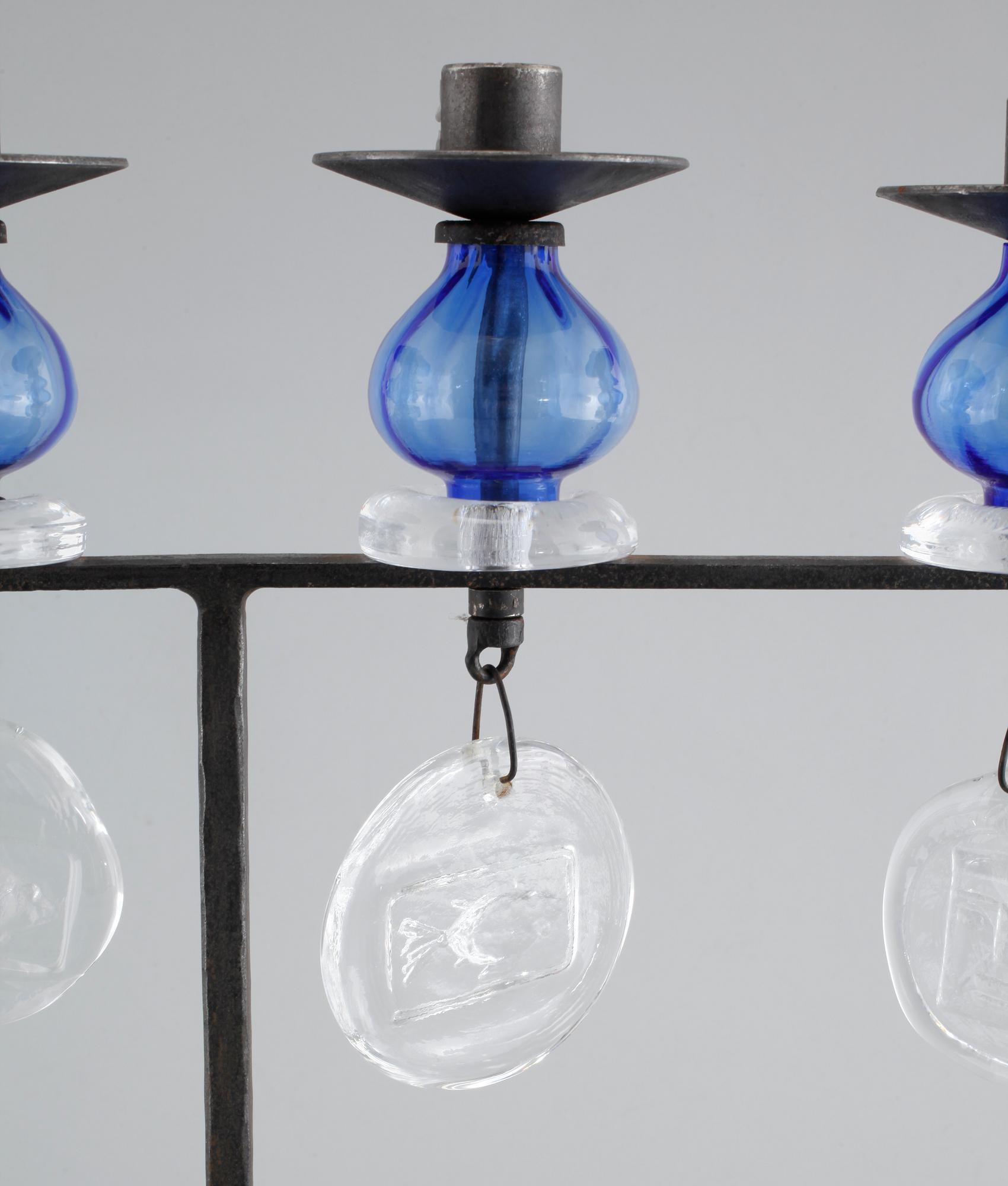 ERIK HÖGLUND, kandelaber, Boda, 1900-talets andra hälft.