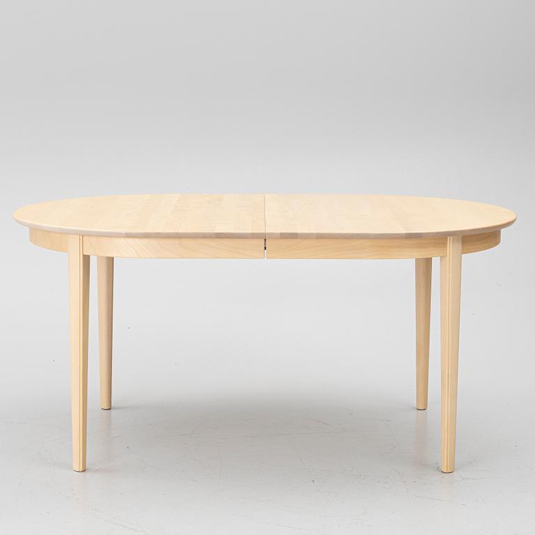 Carl Malmsten, A 7 pieces dining set, "Vardags", Stolab, 2013 and 2014.
