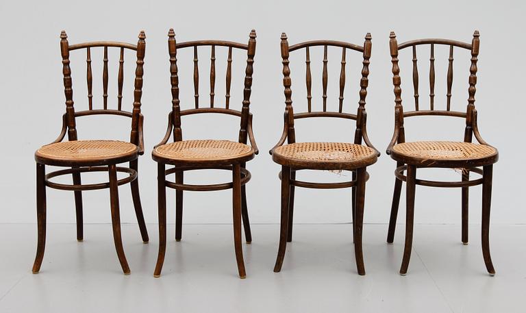 STOLAR, 9 (4+4+1) st, Thonet, tidigt 1900-tal.