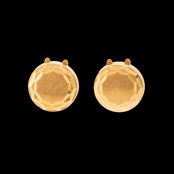 Shirt buttons 18K gold, Stella Milano Italy.