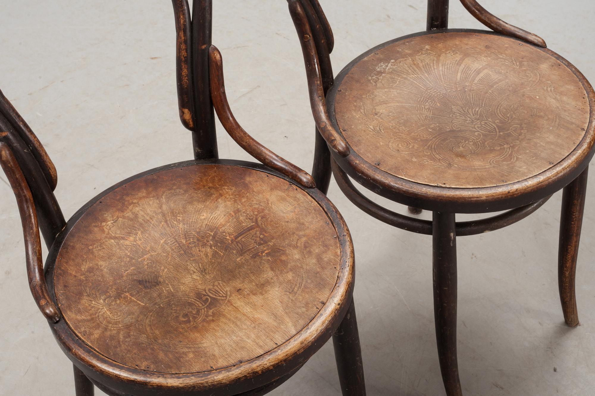 STOLAR, ett par, Thonet, 1900-talets början.