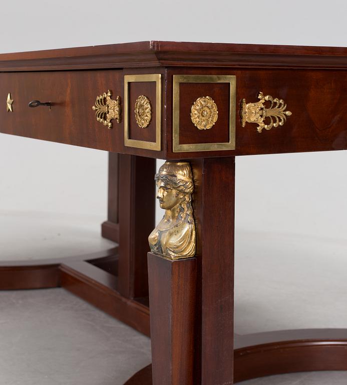 An early 20th century writing desk.