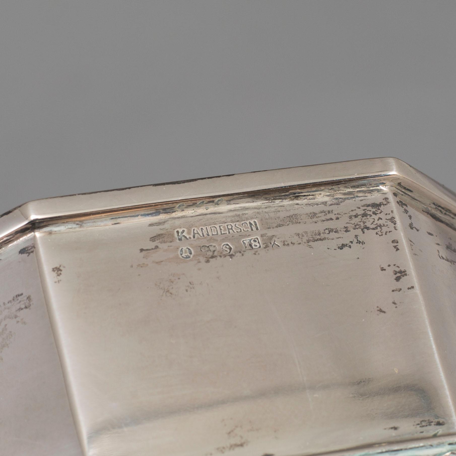 SKRIN, silver, K. Anderson, Stockholm, 1935.