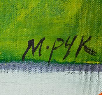 MADELEINE PYK, olja på duk, signerad.