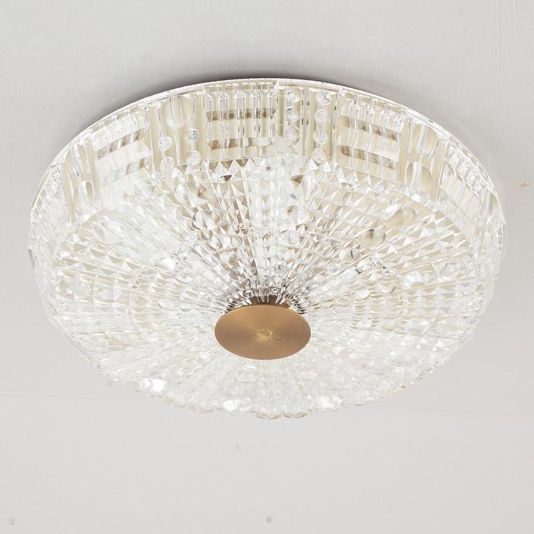 Carl Fagerlund, ceiling lamp, Orrefors.