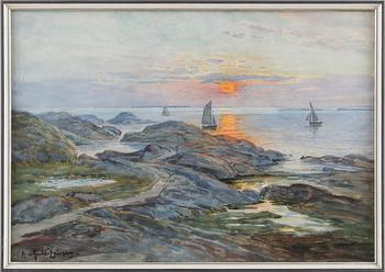 ANNA GARDELL-ERICSON, akvarell, signerad Anna Gardell-Ericson.