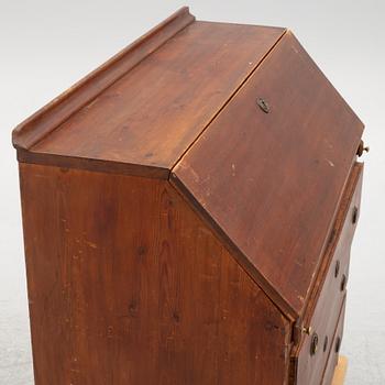 A secretaire, 19th Century.