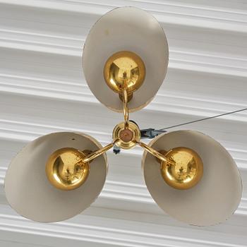 Carl-Axel Acking, a ceiling lamp, Bröderna Malmströms Metallvarufabrik, Malmö, 1940s.