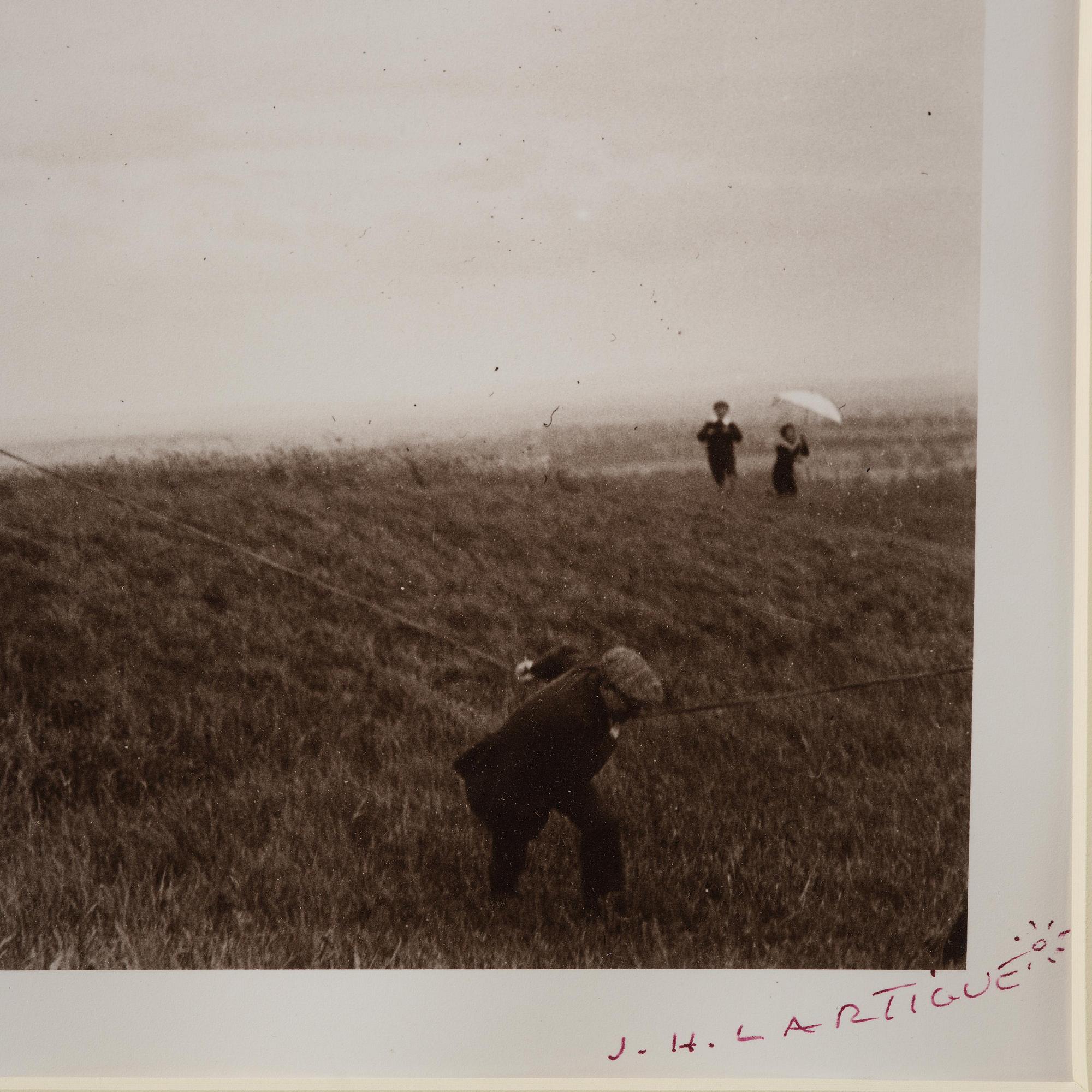 Jacques Henri Lartigue, “Zissou takes off in his ZYX24”, Rouzat, 1910.