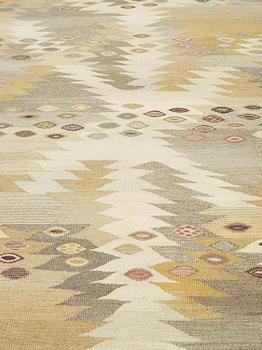 BARBRO NILSSON, matta, gobelängteknik, 272,5 x 195,5 cm, "Tånga, ljus", signerad AB MMF BN.