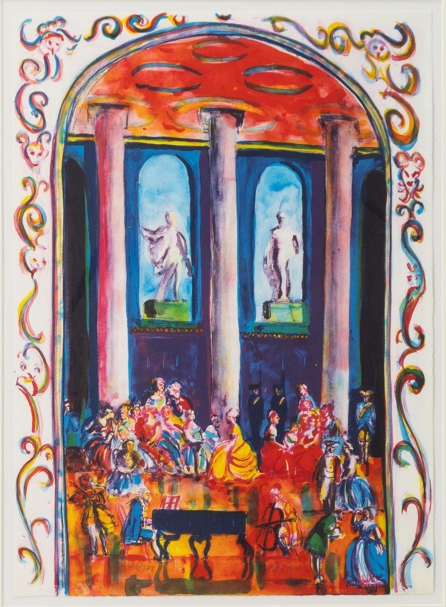 Peter Dahl, from "Danstillställning i det kejserliga palatset i Caribanus".